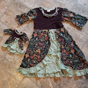 Lilli Lovebird sz 10 with matching doll dress